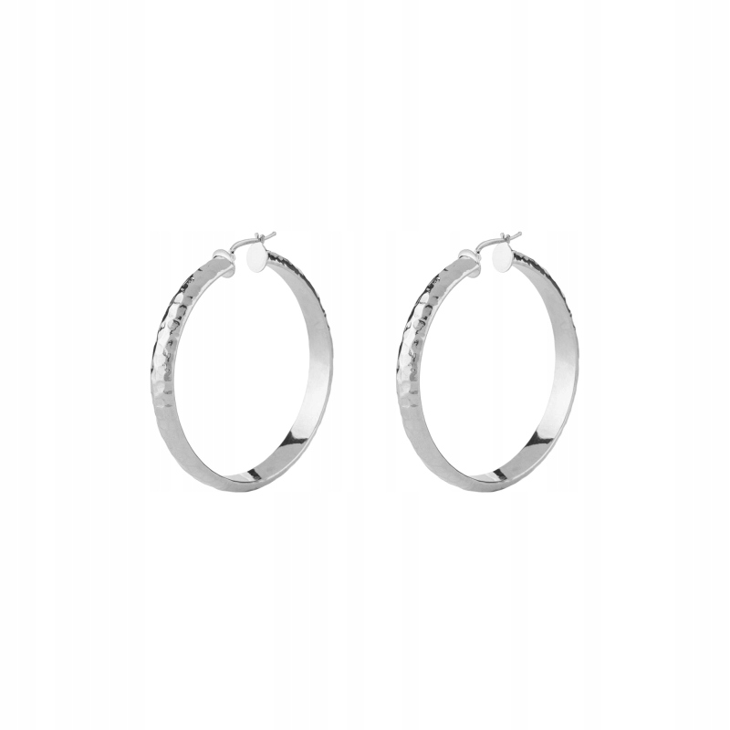 Náušnice Guess Hoops I Did It Again Kolečka šroubovací velká ocel stříbrná kreol