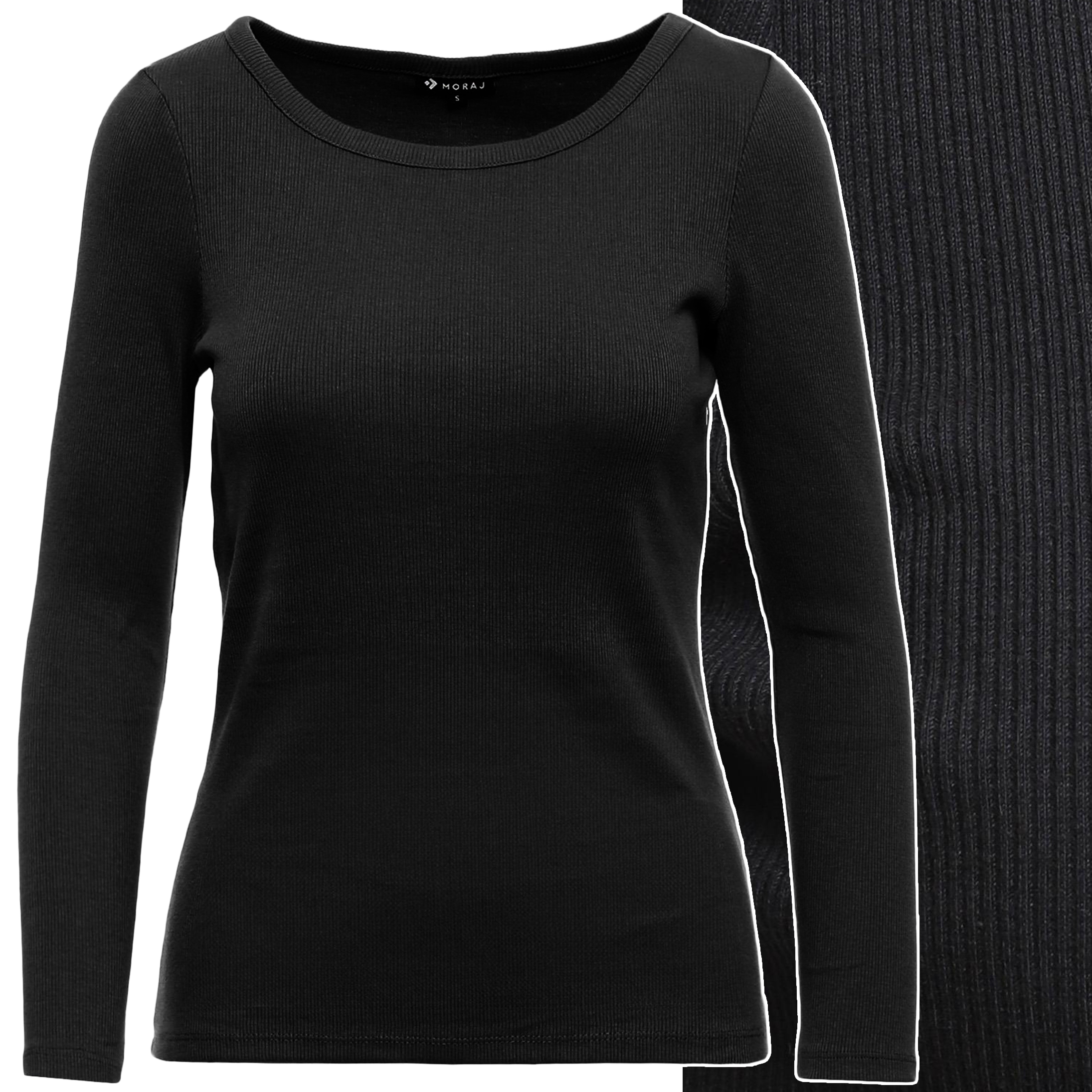 Dámská Halenka s Pruhy Moraj dámský svetr z bavlny Kulatý Výstřih M