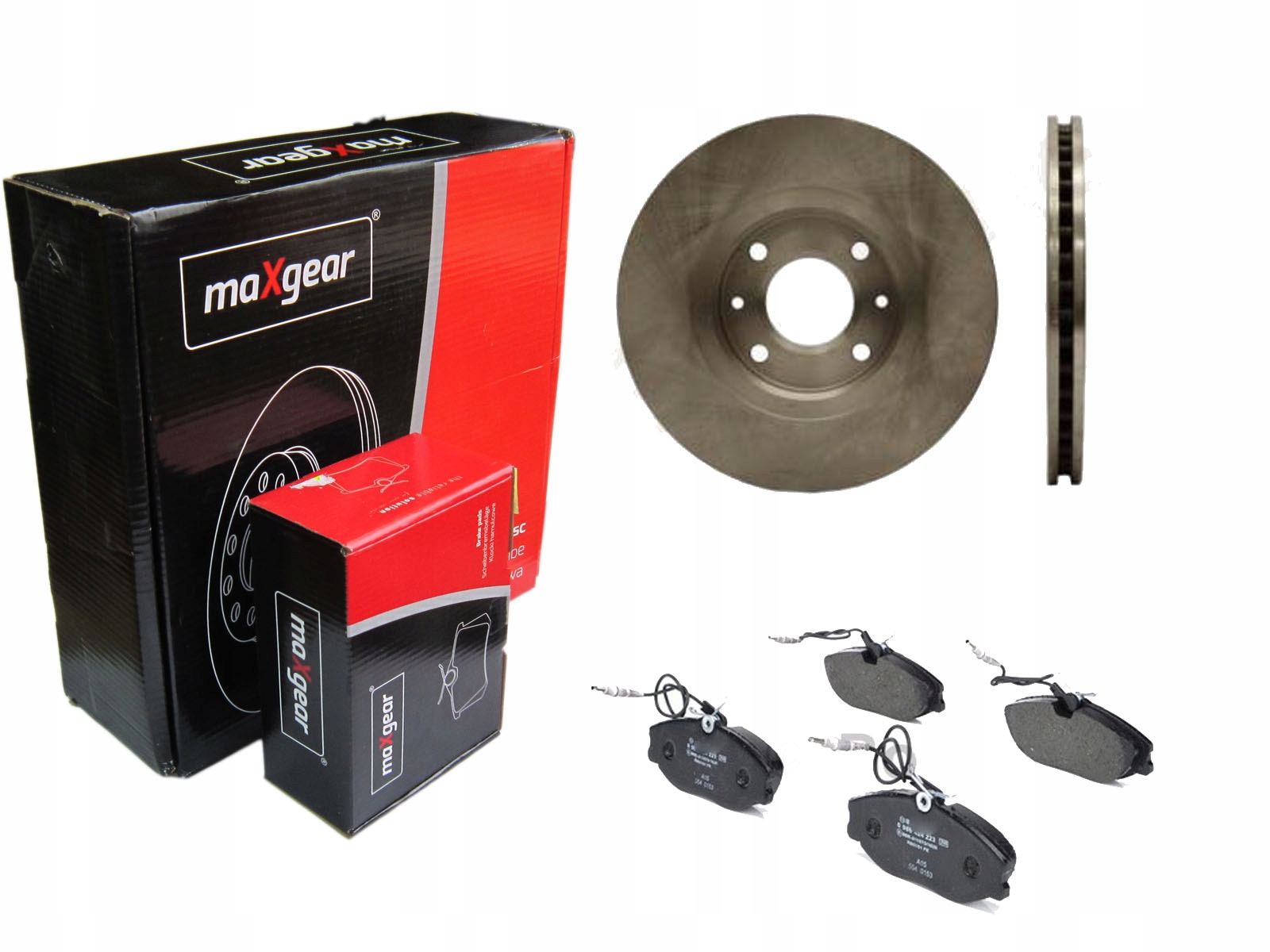 ДИСКИ + КОЛОДКИ MAXGEAR ПЕРЕДНІ PEUGEOT 406 283MM