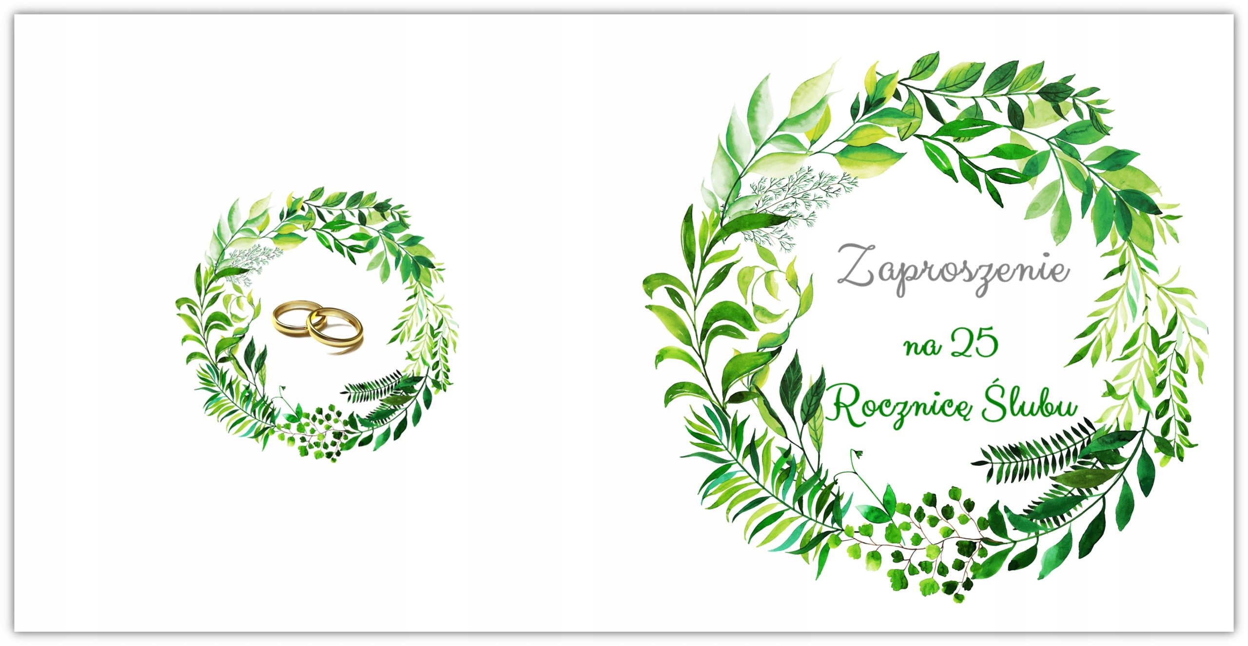 ZAPROSZENIA NA 25 ROCZNICĘ ŚLUBU BEZ KOŚCIOŁA GODY Marka inny