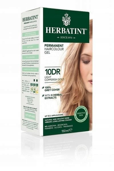 

Herbatint Farba 10DR Jasny Miedziany Złoty Blond