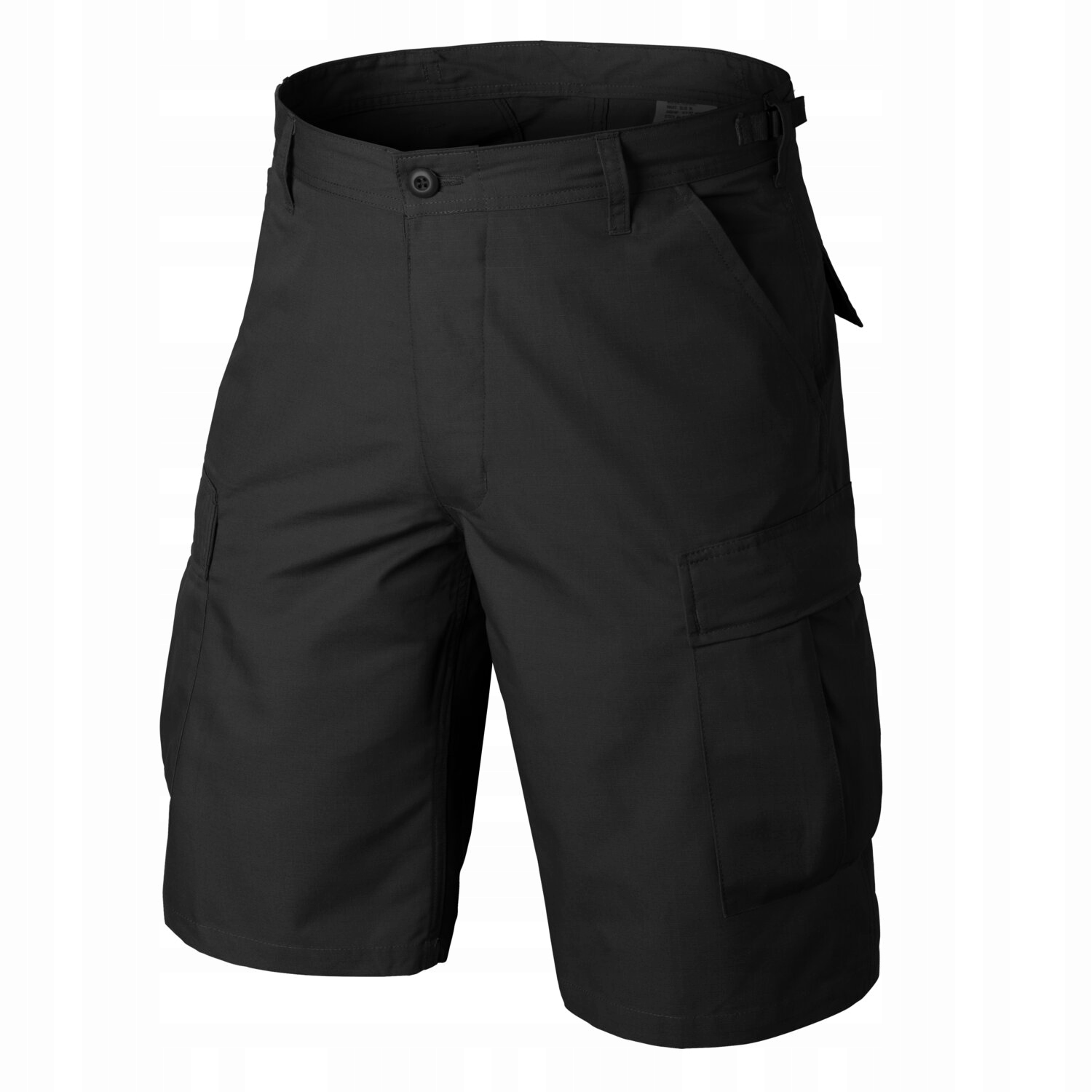 Krátké kraťasy Helikon Bdu Shorts PolyCotton Ripstop Black velikost XXL