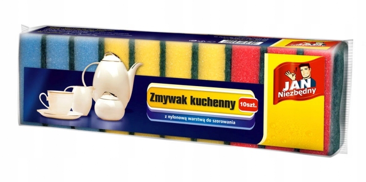

Jan Niezbędny zmywak kuchenny gąbki naczyń 10 szt