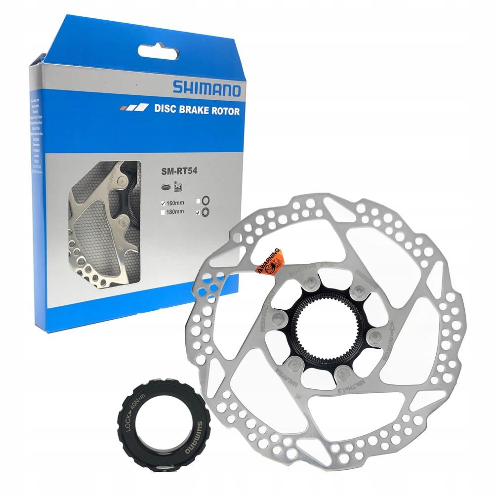 Tarcza hamulcowa Shimano SM-RT54 Center Lock 160 mm pierścień do HOLLOWTECH