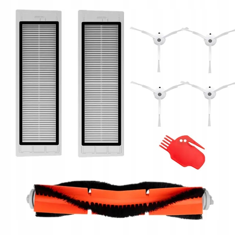 ZESTAW FILTRY SZCZOTKI do XIAOMI Robot Vacuum Cleaner, SDJQR01RR, SDJQR02RR