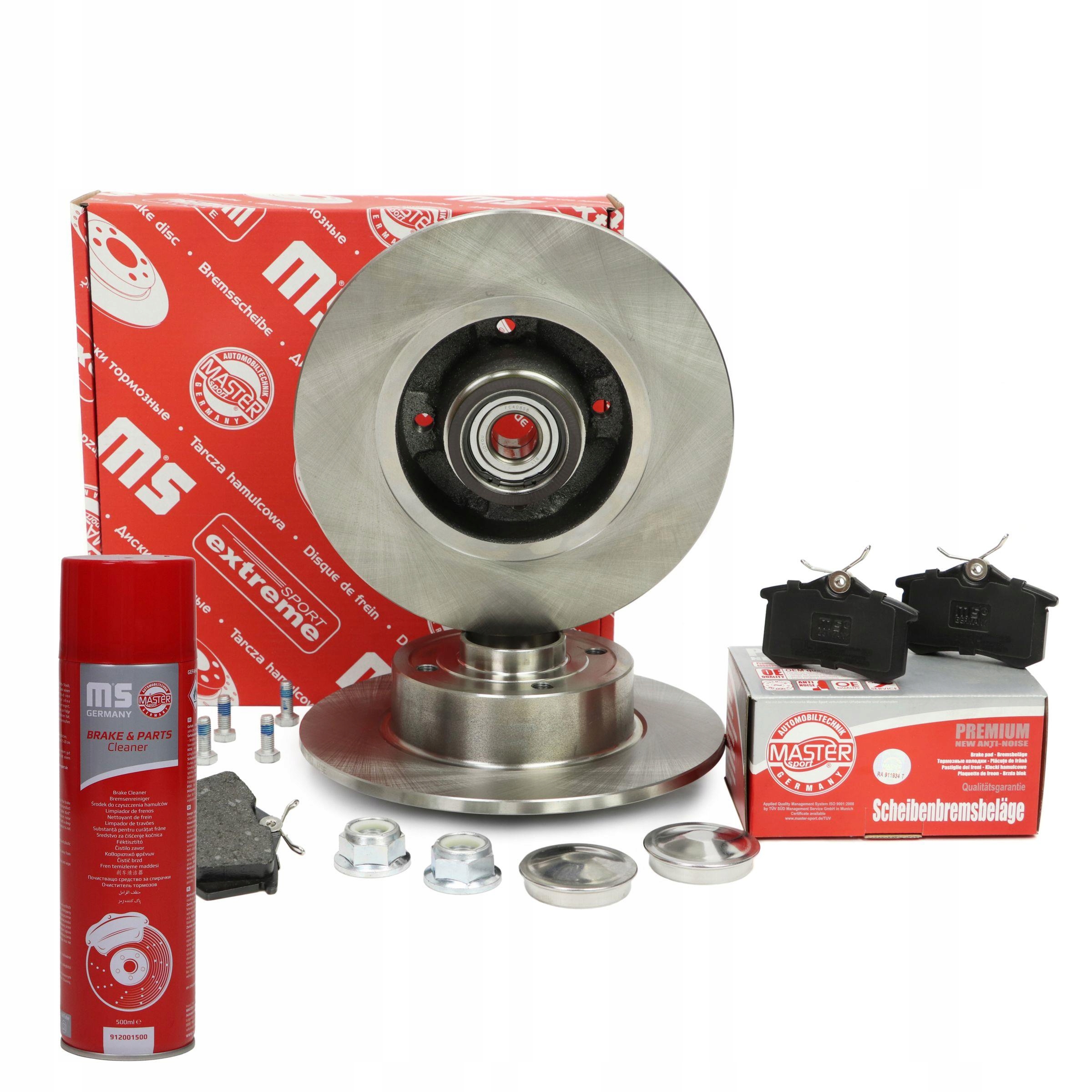 Brzdové Destičky Kotouče s ložiskem zadní 200801140