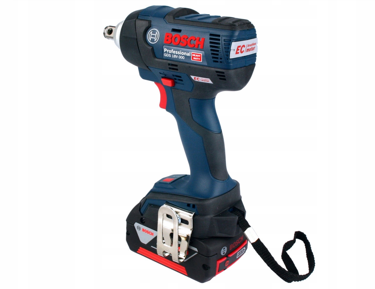 KLUCZ UDAROWY GDS 18V-300 BOSCH 2x4,0Ah Rozmiar trzpienia 1/2''