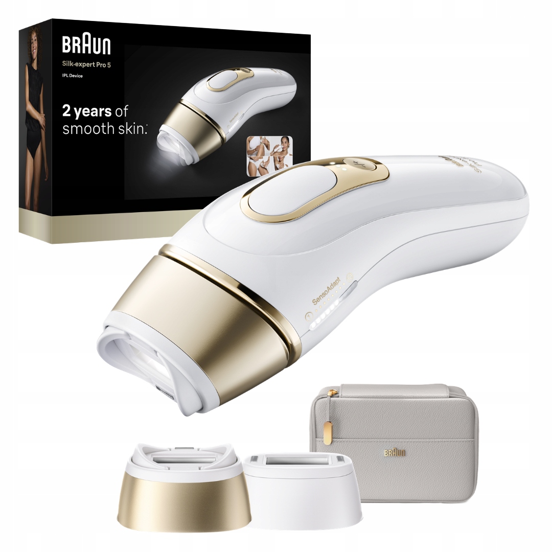 Depilator Braun Ipl Silk expert Pro 5 do Usuwania Owłosienia w domu