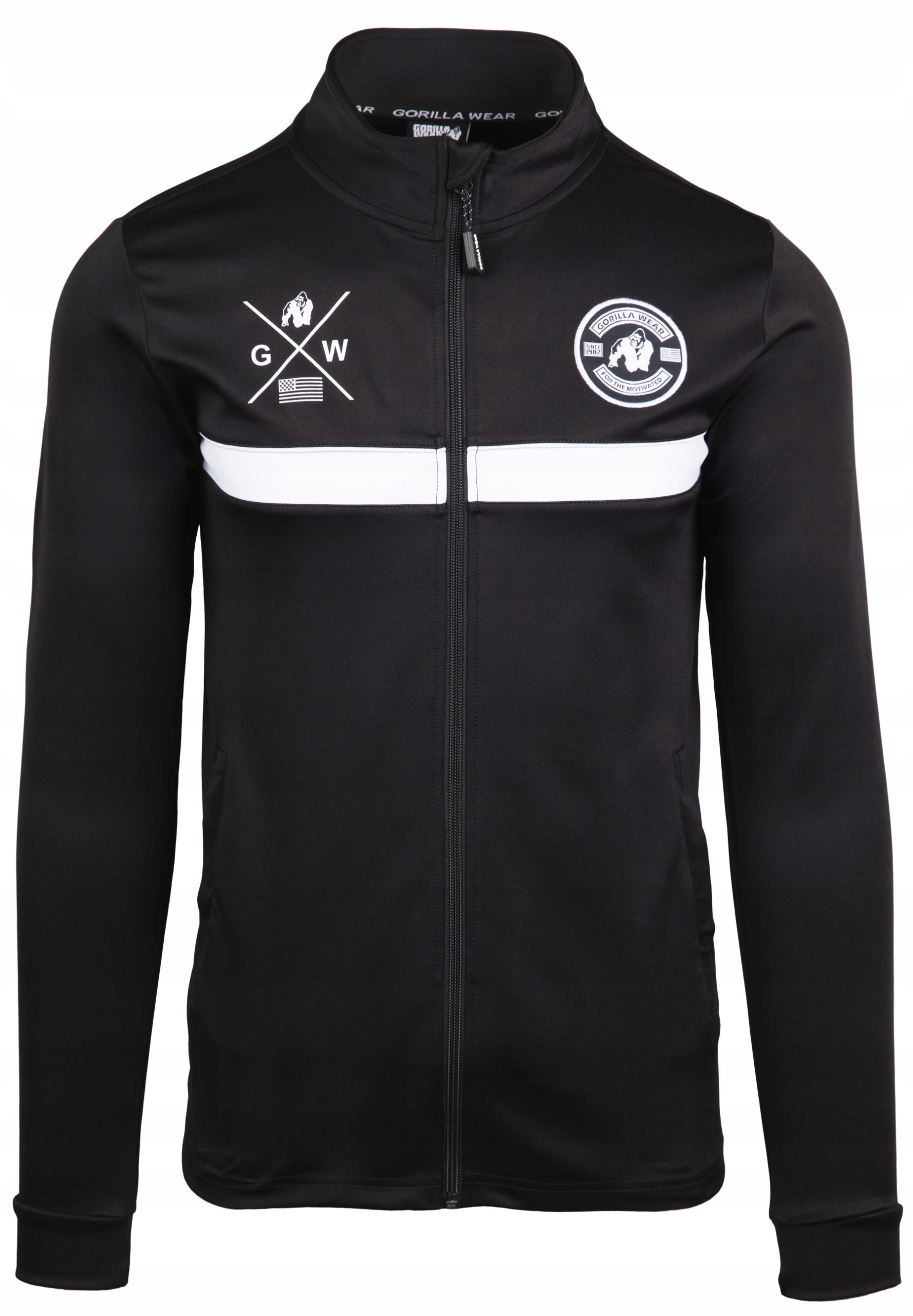 Bluza sportowa treningowa rozpinana na siłownie Gorilla Wear Usa Vernon
