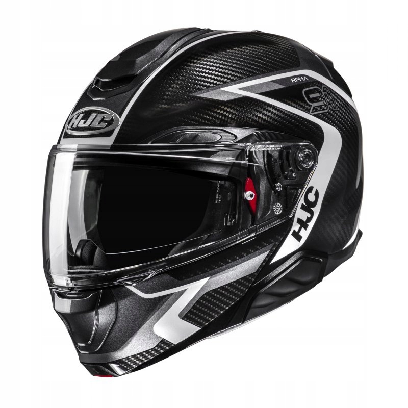 Motocyklová Prilba Hjc RPHA91 Carbon Lagos Black White M