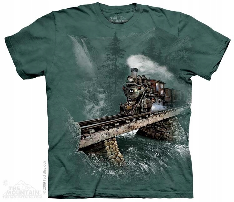 Tričko s vláčkem Loco 74 The Mountain M