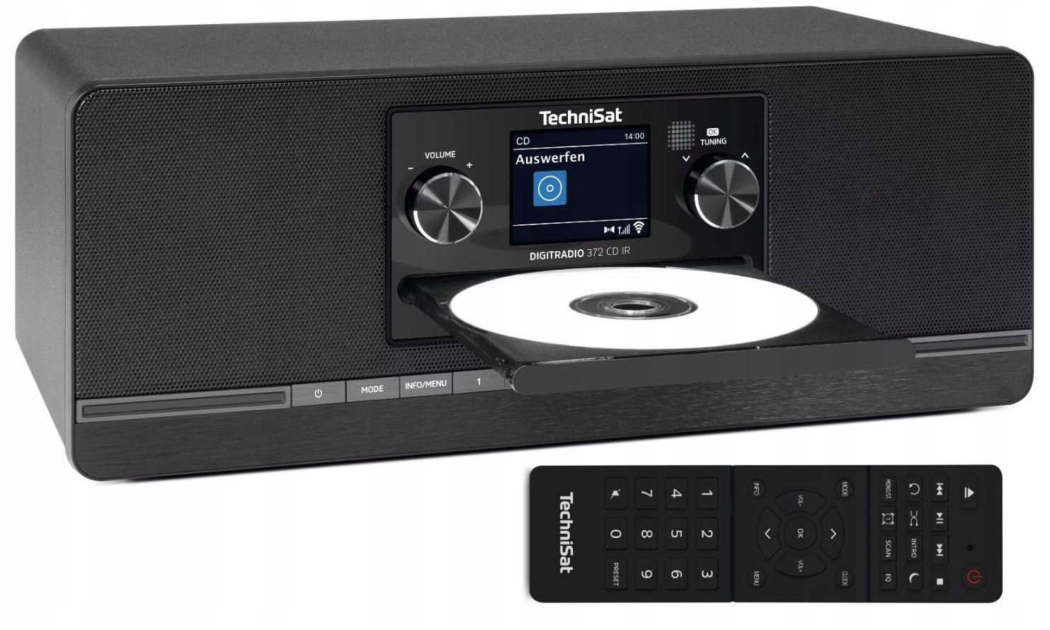 Radio Technisat FM Cyfrowe DAB+ Internetowe WiFi IR Bluetooth Odtwarzacz CD