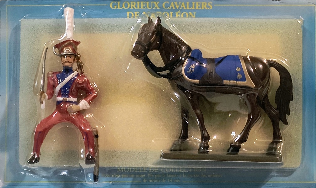Marechal lanciers rouges en grande tenue No 54 Starlux Atlas Ed. 1/30