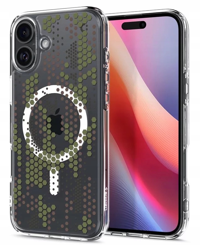 Kryt Spigen Ultra Hybrid MagSafe zadní kryt Pouzdro , digitální kamufláž, pro iPhone 16