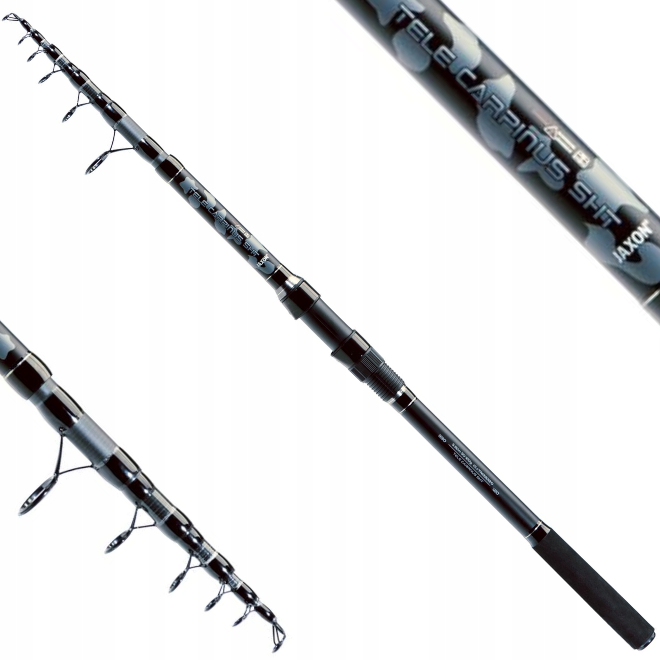 Wędka karpiowa Jaxon Tenesa Tele Carpinus Sht teleskopowa 3m 50-120g