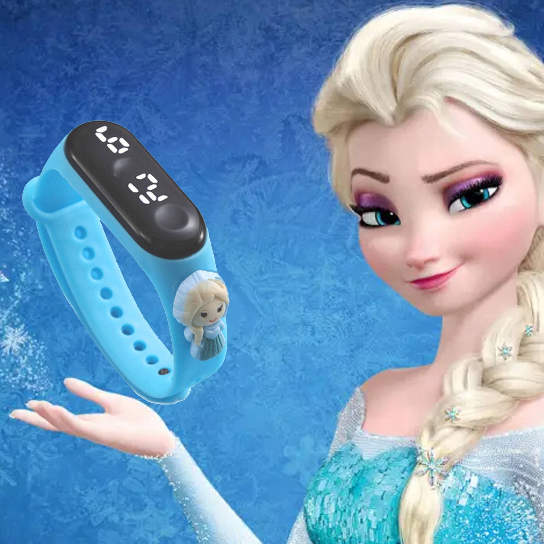 ZEGAREK DLA DZIEWCZYNKI SMARTWATCH FROZEN ELSA LED Marka Inna marka