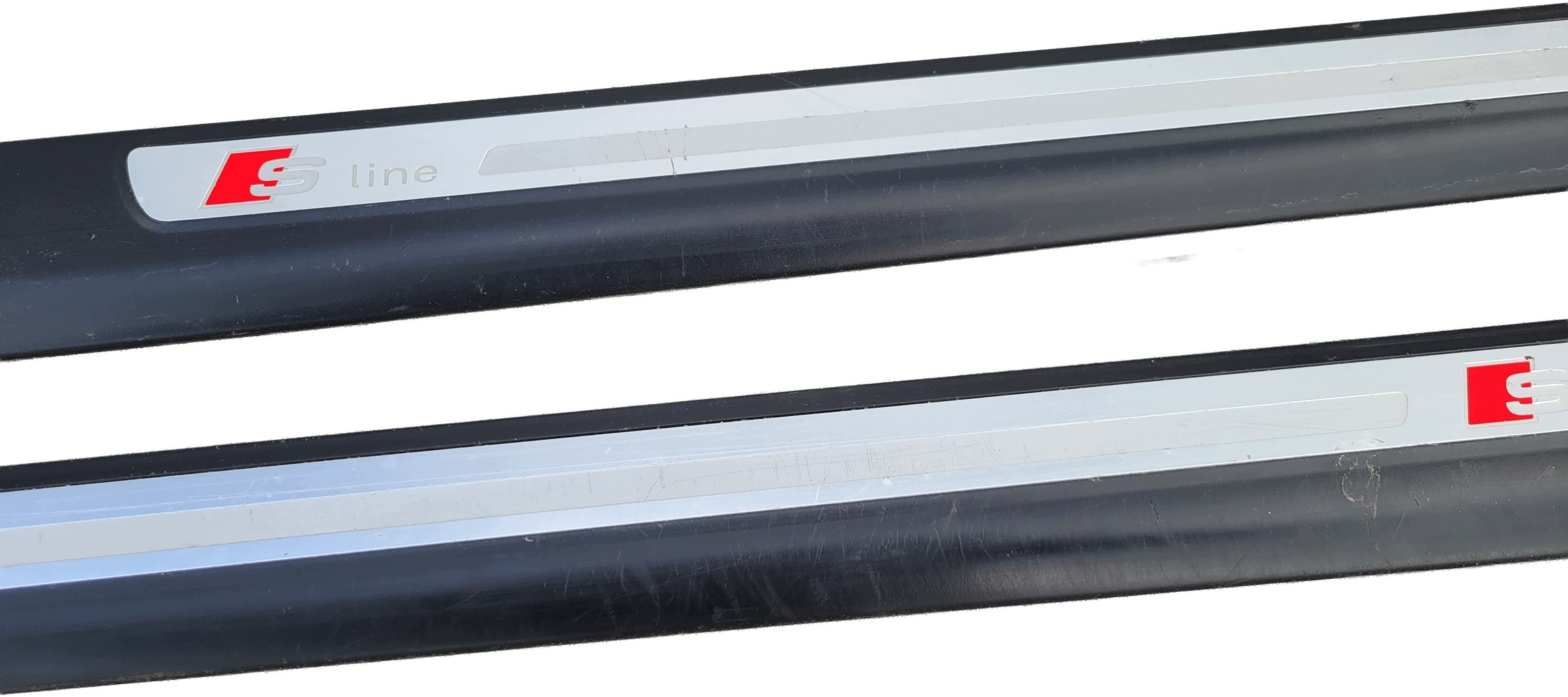 AUDI A6 C6 LIFT mouldings threshold front front left + right S-LINE