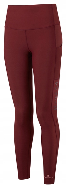 Legginsy do Biegania Ronhill M Damskie Tech Winter Tight Bordowe