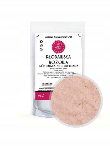 Levně 8 x Winoszarnia Kłodawska Sól Růžová Bez Jódu 1 kg
