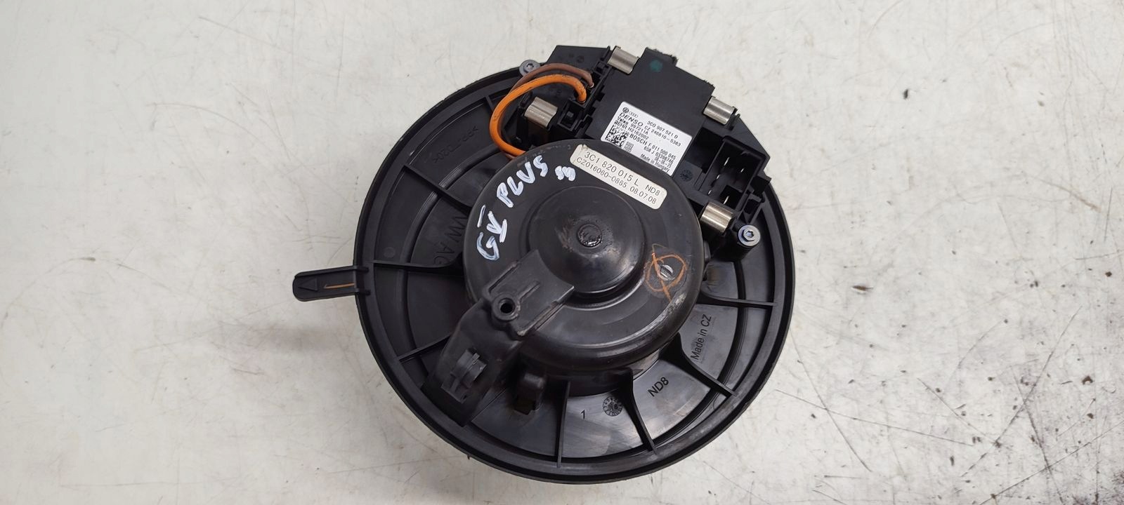 heating fan air conditioning devices VW Golf plus