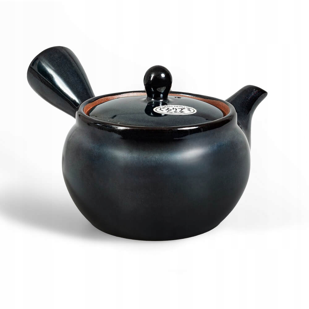 Konvice na přípravu listového čaje Kyusu Kuroshinju, japonská keramika