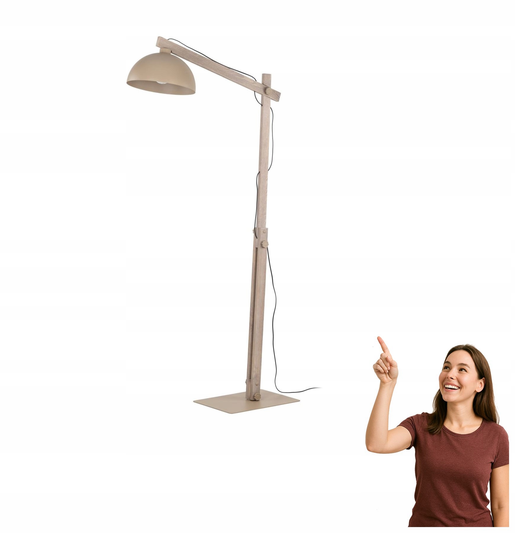 Podlahová lampa Oslo Sabia 16130 Tk Lighting