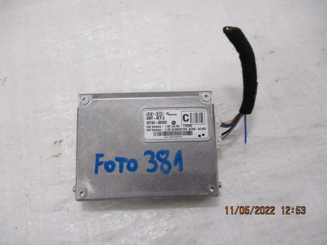 KIA NIRO KAMERA ASYSTENT PASA 95740-G5050 Model 95740-G5050