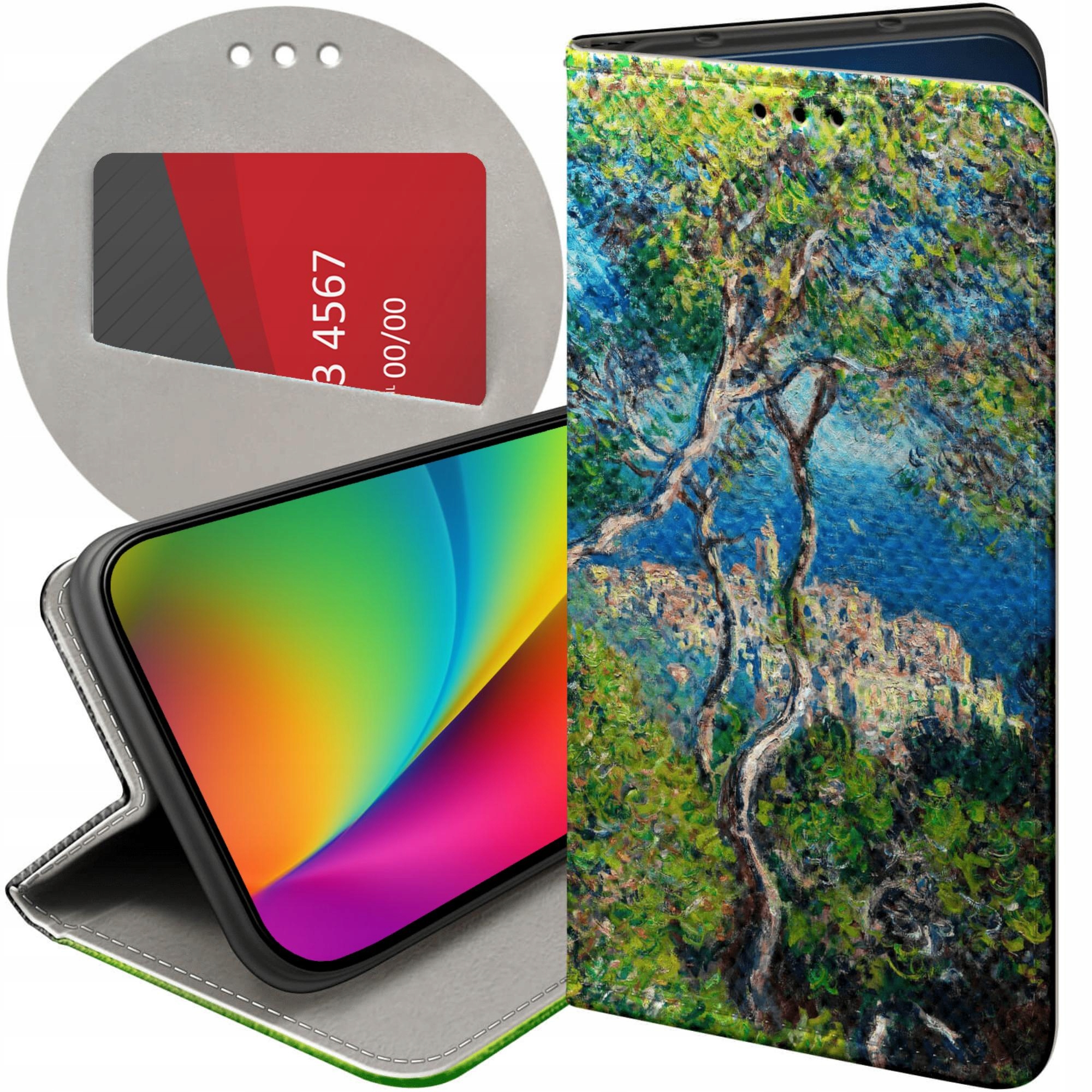Etui Z Klapką Do Xiaomi Redmi A1 Claude Monet Futerał Pokrowiec Case