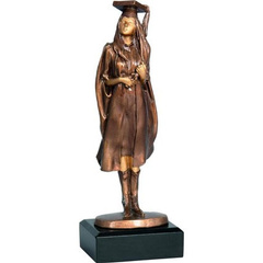 Odlitá figurka absolventka výuka RFST2055/BR