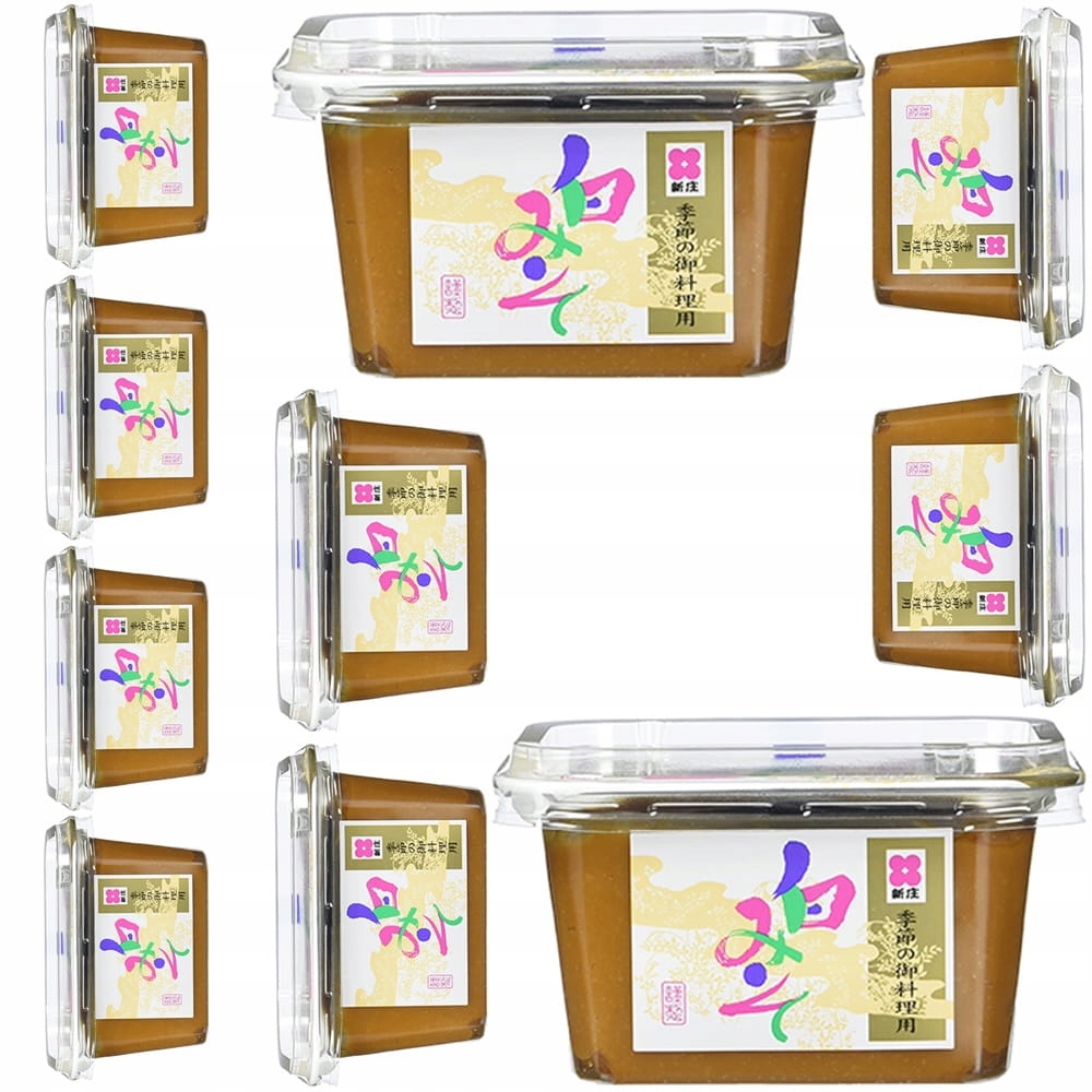 10x Pasta Do Japońskiej Zupy Shiro Miso Jasna White Paste 300g Shinjyo Miso