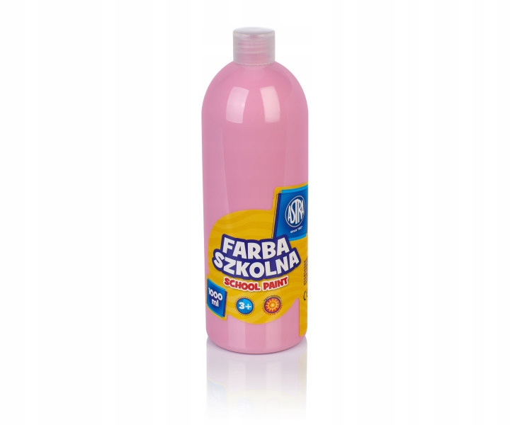 

Farba szkolna Astra 1000 ml Różowy jasny