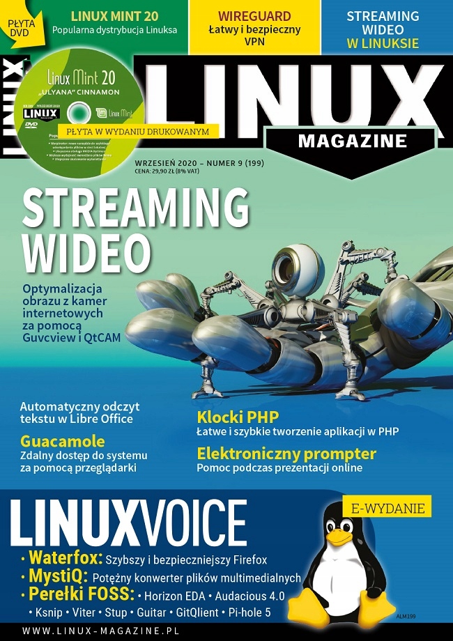 e-wydanie LinuxMagazine 9(199)2020 Streaming video