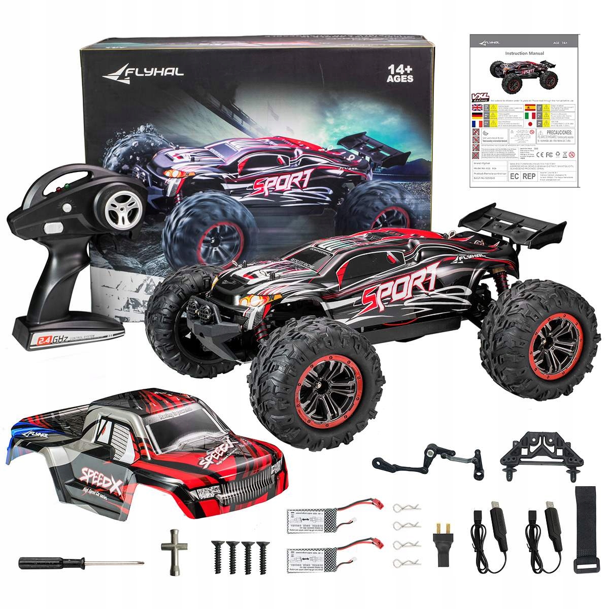 

Flyhal X03 Pro Rc Cars auto zdalnie sterowane 4x4