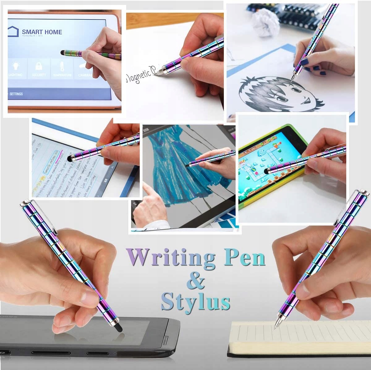 DŁUGOPIS ANTYSTRESOWY KLOCKI KULKI MAGNETYCZNE Marka inna