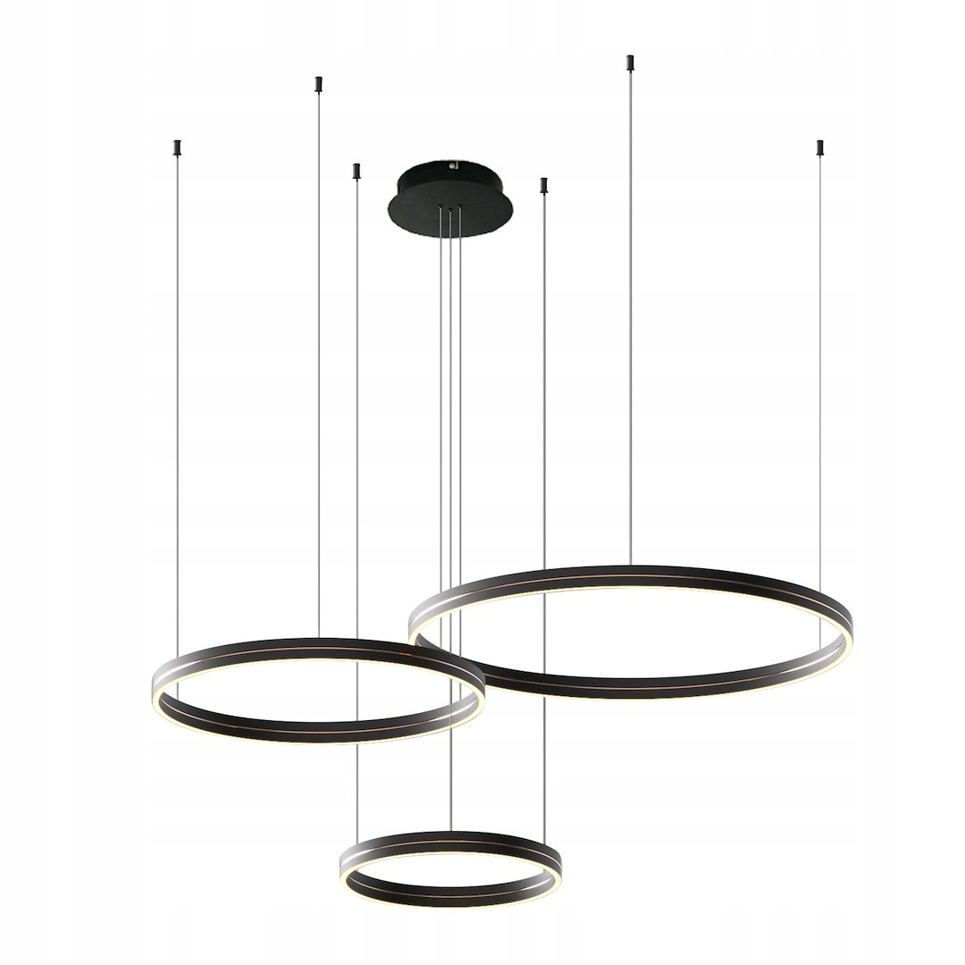 MiLAGRO Závesná lampa Gravity 108W Led Luster Osvetlenie interiéru