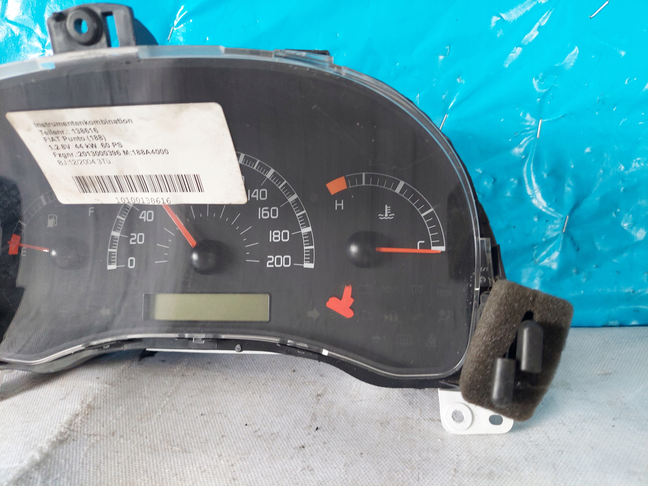 dials clock FIAT PUNTO II 1.2 B 51744552