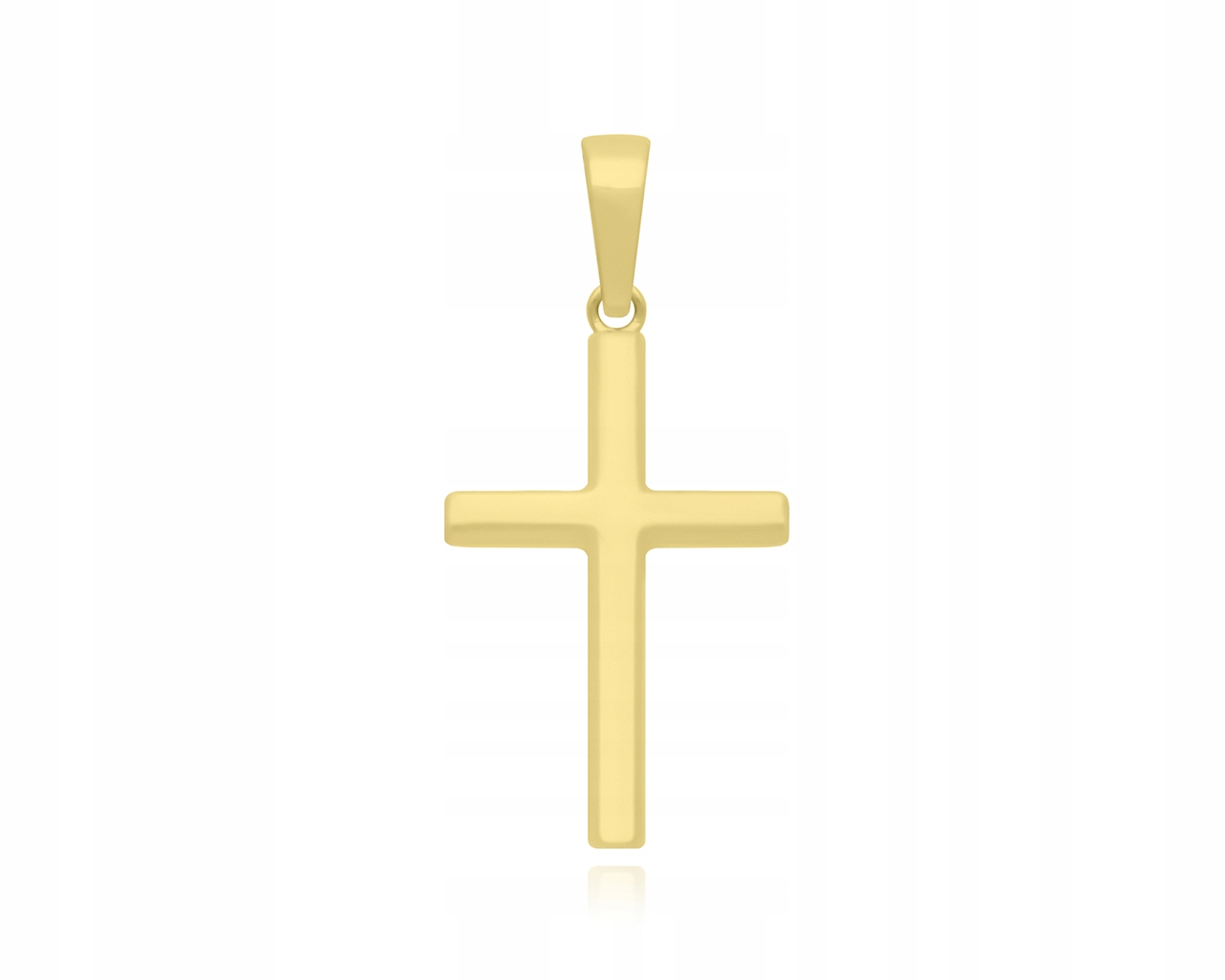 Zlatý křížek 585 Hladký křížek na Řetízek Zlato 14k