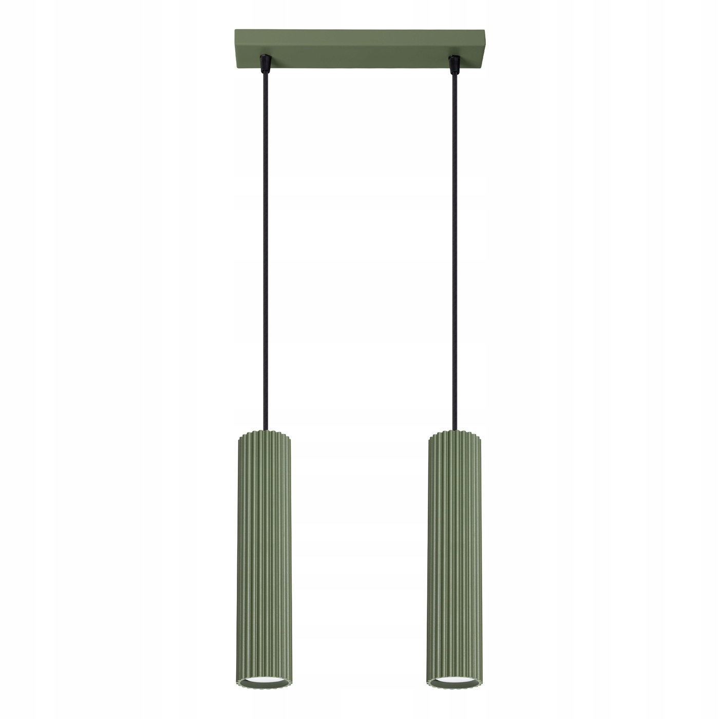 Závesná stropná lampa Zwis Tuba Spot 2x GU10 Olivová Karbonová 1612 Sollux