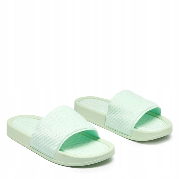 

Zielone Damskie Klapki Z Tłoczeniem Galite 39