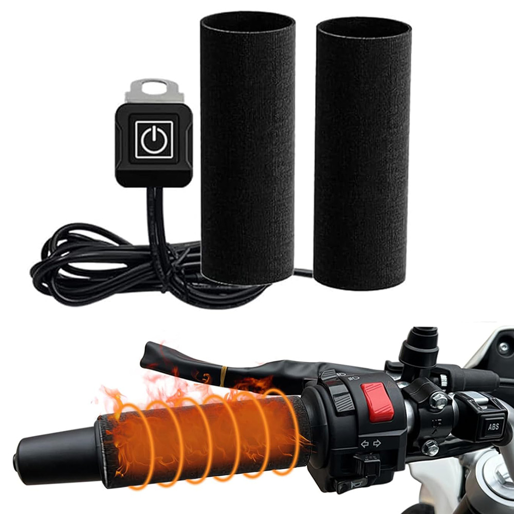 Mankietki Grzewane Motocyklowe 12V 3 Tryby Ogrzewane Wodoodporne Rzep Atv