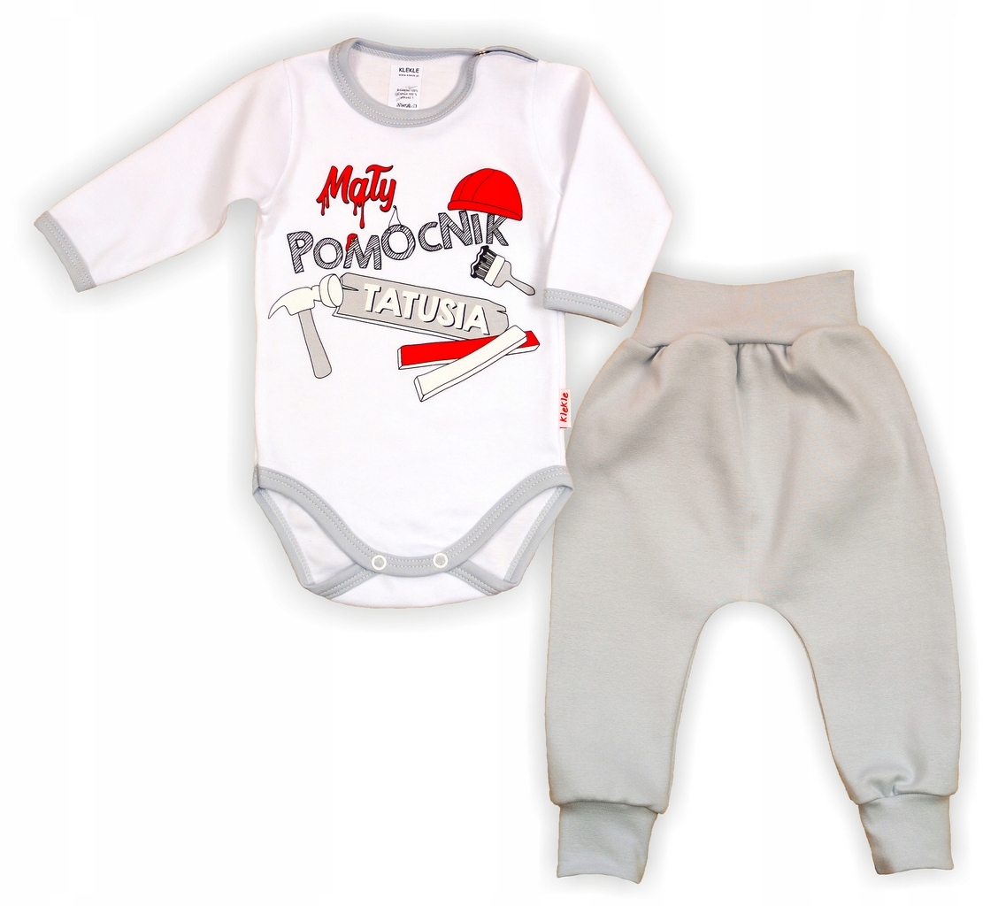 

Komplet Body Nadruk + Legginsy Wzory 62 Klekle