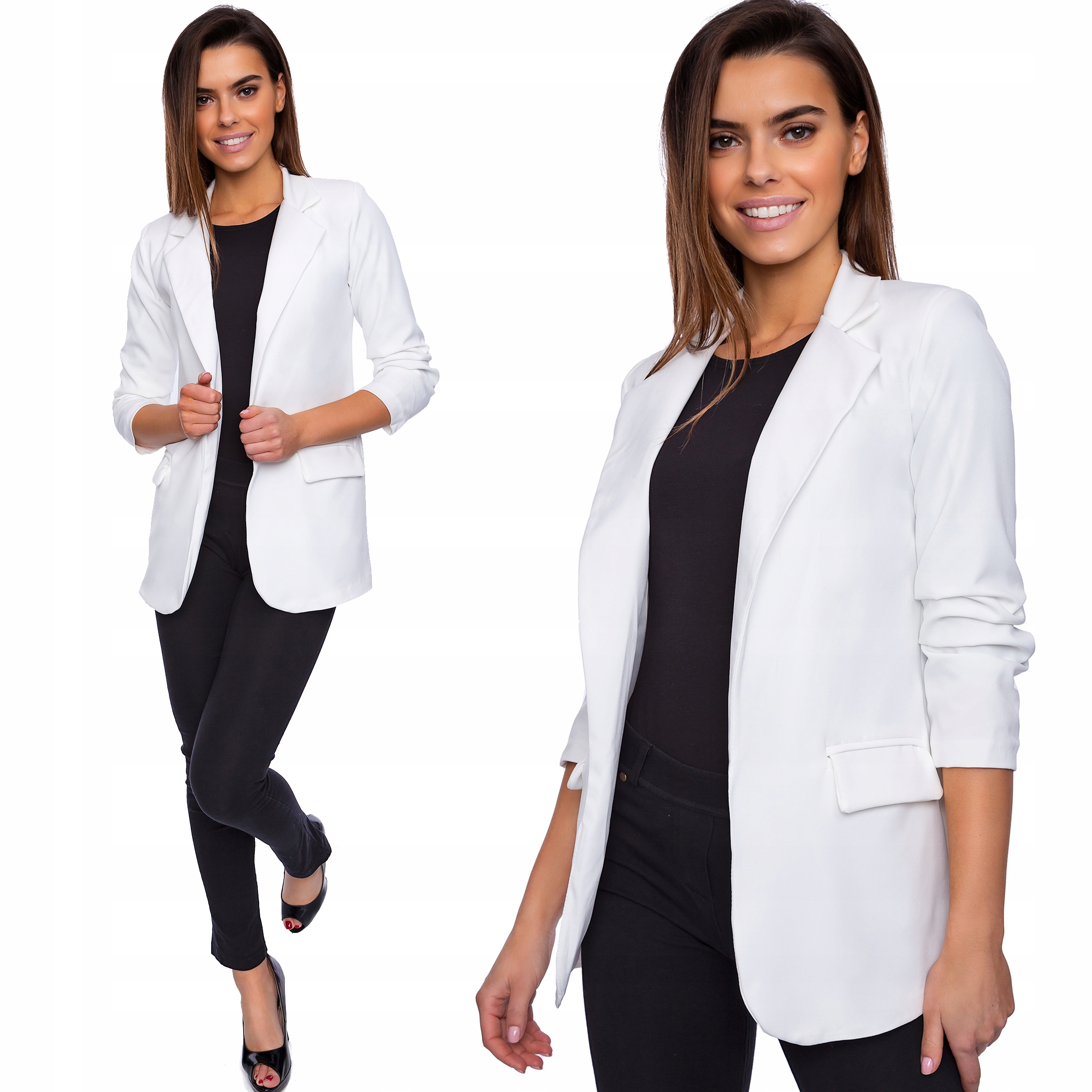 302_ S/36_ MARYNARKA NARZUTKA ŻAKIET