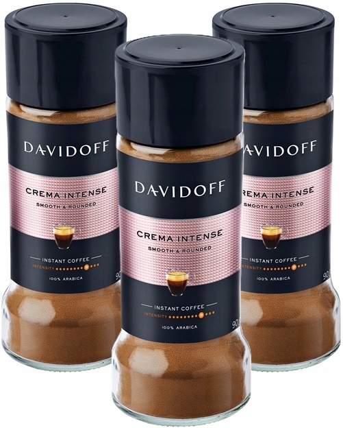 Davidoff Crema Intense Kawa rozpuszczalna/Instant 100% Arabica 3x90g