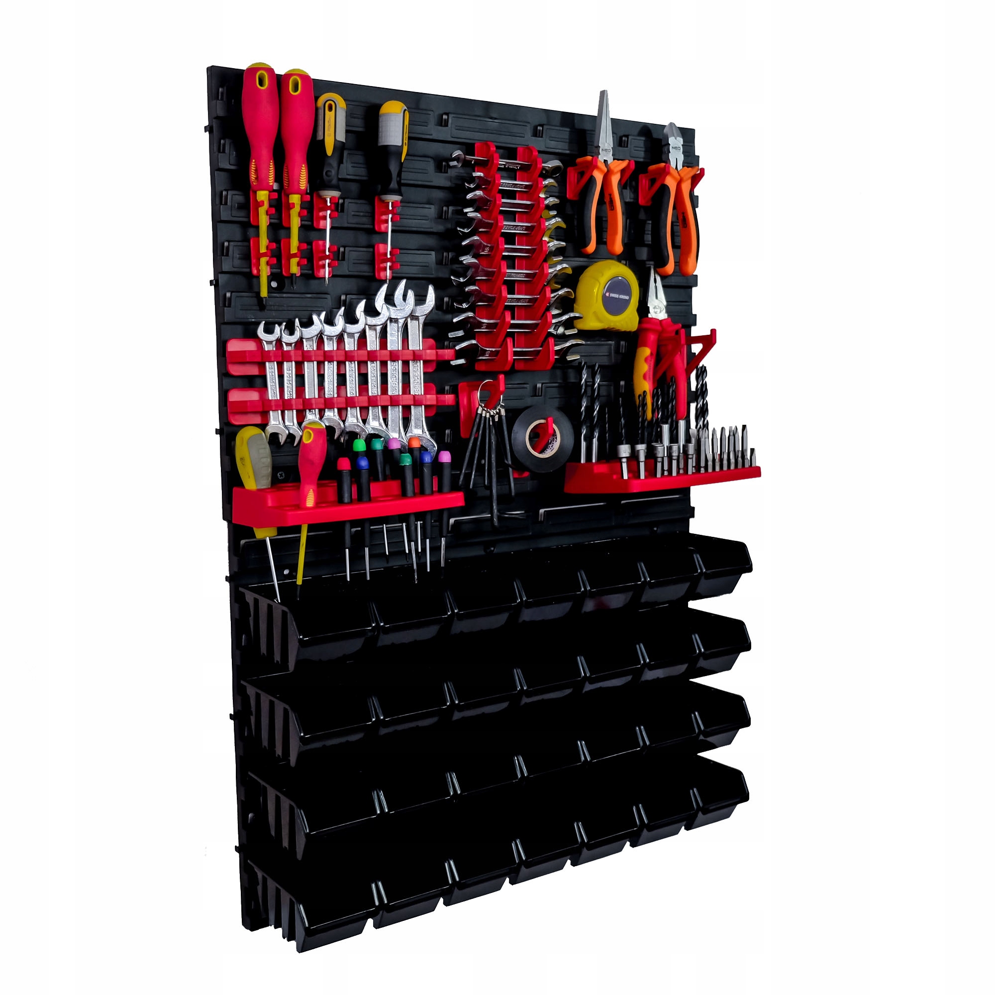 Tablica narzędziowa 57x78 cm | 28 Kuwet | ścianka