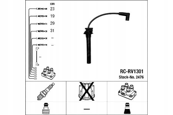 Ngk Zapalovací Kabely Chrysler Neon II 1.6