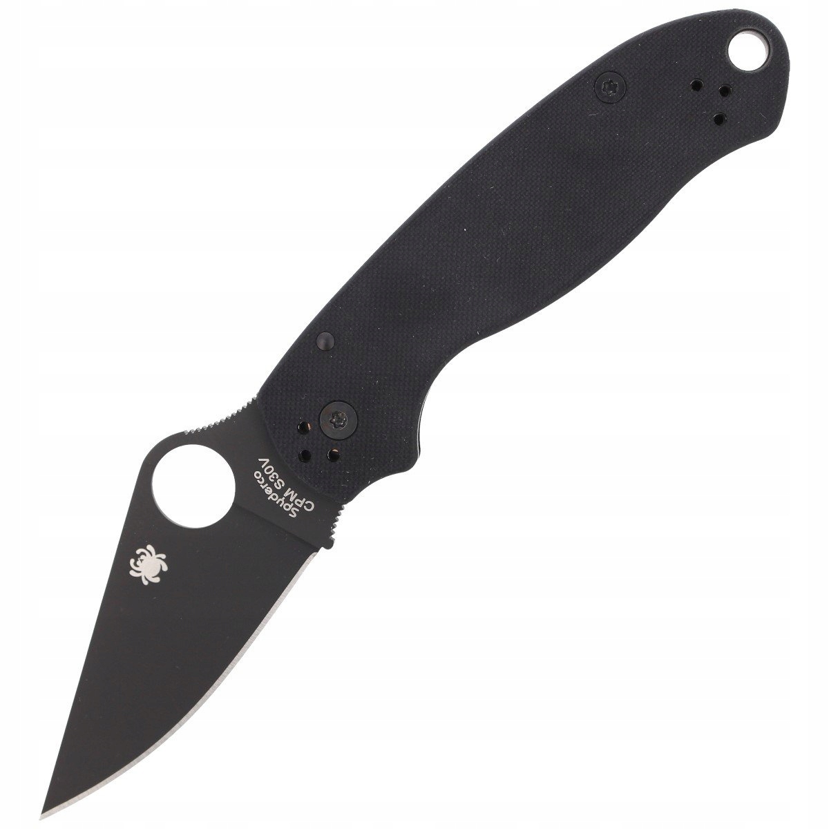 Nóż składany folder Edc Spyderco Para 3 DLC Stal Cpm S45VN by Sal Glesser