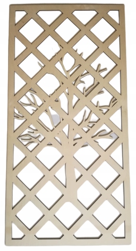 Mřížkový Plot Ozdoba Na Balkon Obdélník 130X65 cm