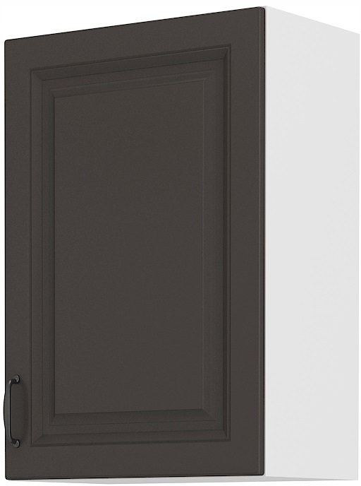 Horní závěsná kuchyňská skříňka 50 cm, bílá Grafit