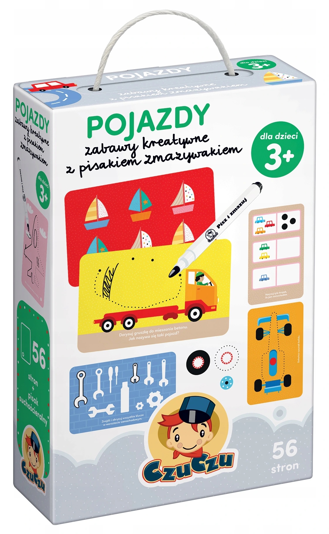 

Pojazdy Zabawy Kreatywne z Pisakiem Zmazywakiem