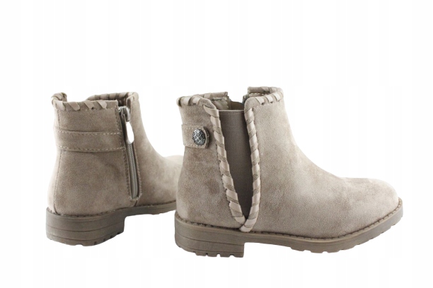 OM1218 ZAPINANE NA ZAMEK BOTKI DZIEWCZĘCE R.31 Marka Inna marka